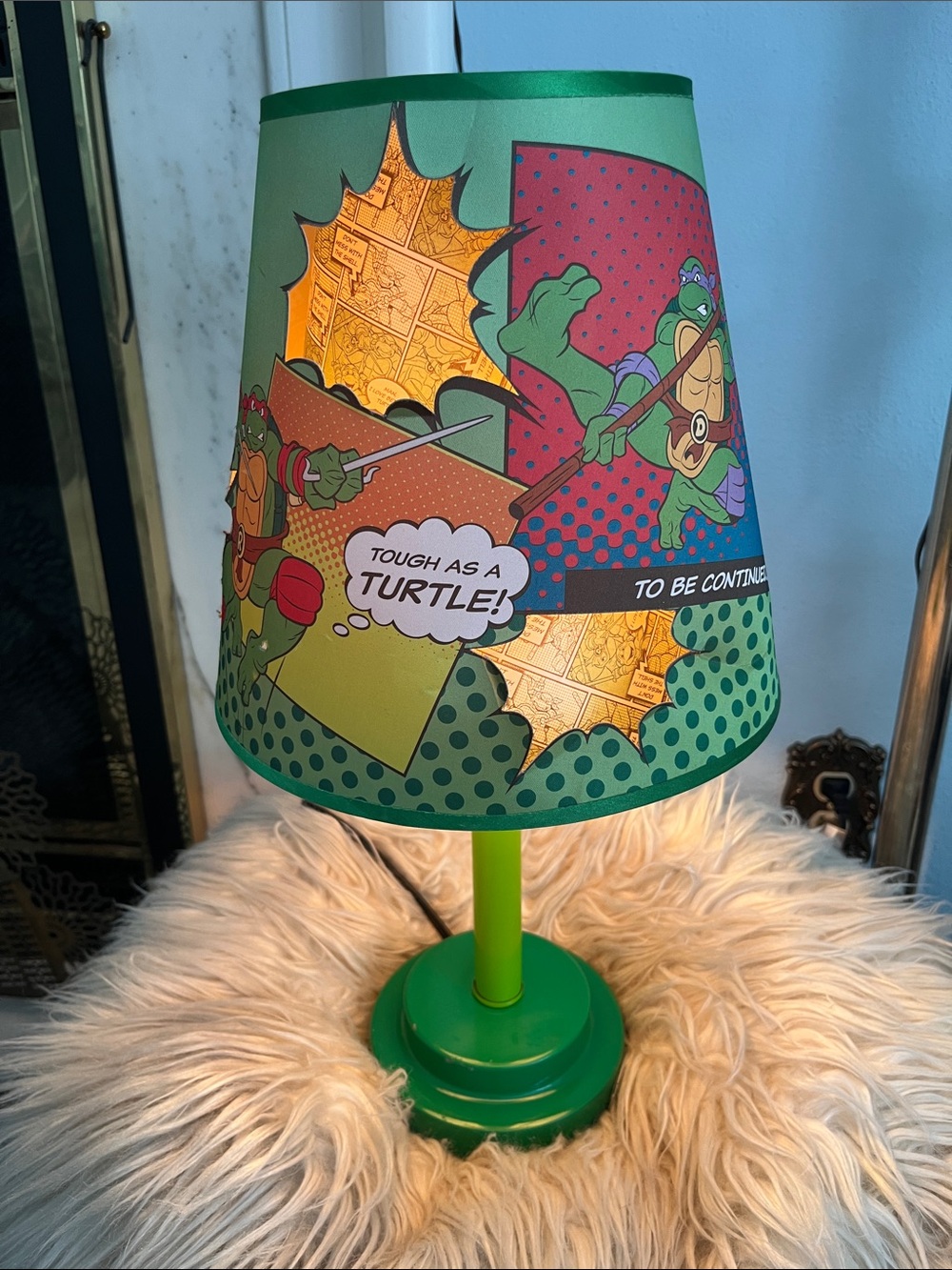Vintage Teenage Mutant Ninja Turtles Lamp - Picture 3 of 13